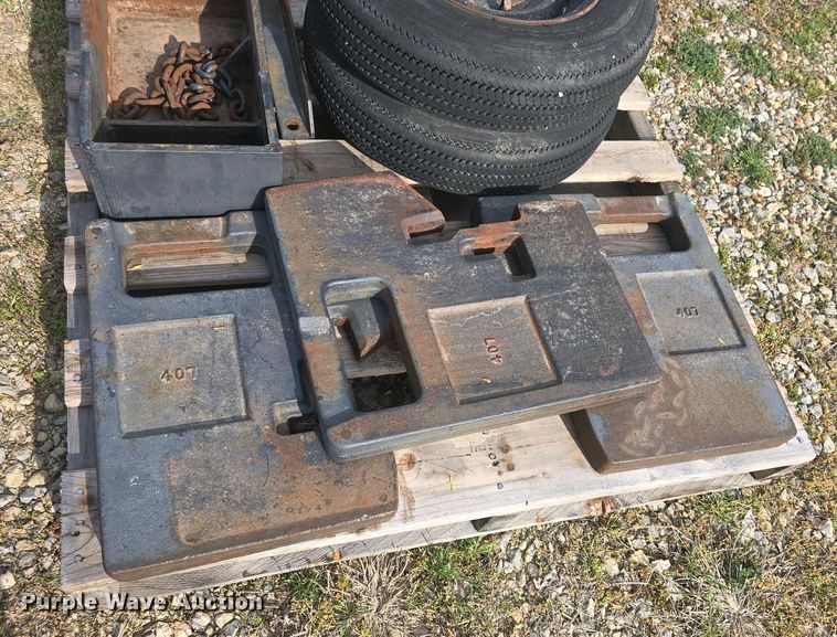 image for item EK5152 (3) Carlisle skid steer tires and wheels