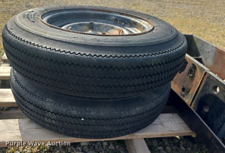 image for item EK5152 (3) Carlisle skid steer tires and wheels