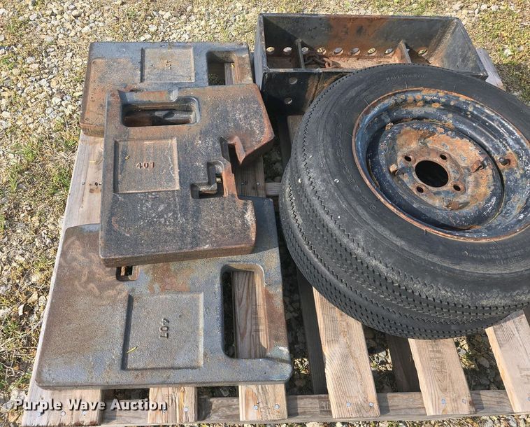 image for item EK5152 (3) Carlisle skid steer tires and wheels