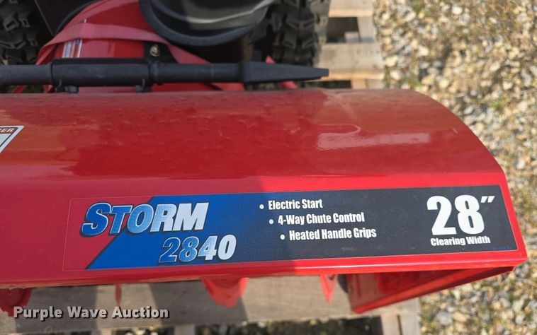image for item EK5154 Troy-Bilt Storm 2840 snow blower