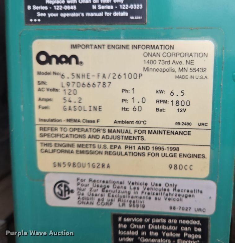 image for item EL5509 1998 Ford Econoline 3500 RV