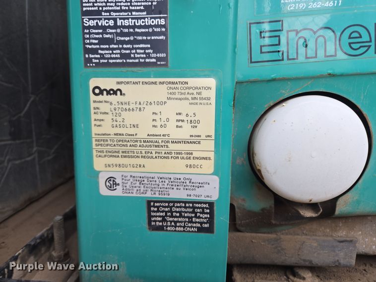 image for item EL5509 1998 Ford Econoline 3500 RV