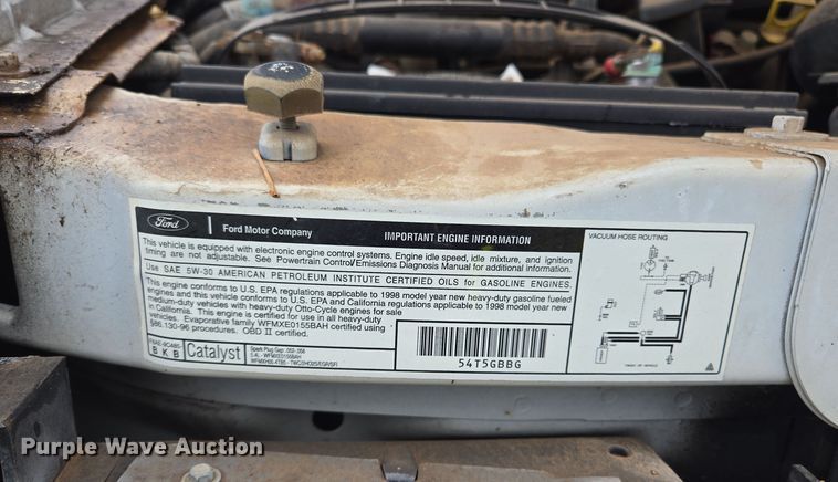 image for item EL5509 1998 Ford Econoline 3500 RV