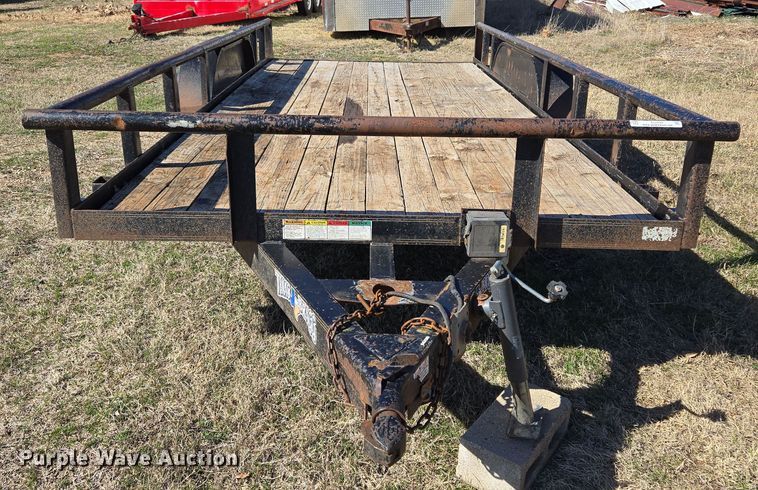 image for item EL5684 2018 Texas Bragg utility trailer