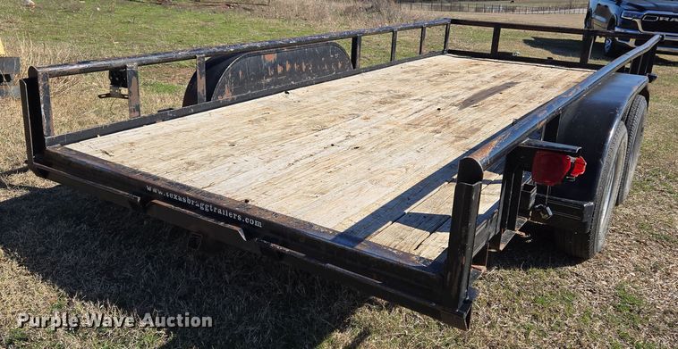 image for item EL5684 2018 Texas Bragg utility trailer