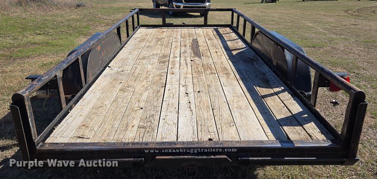image for item EL5684 2018 Texas Bragg utility trailer