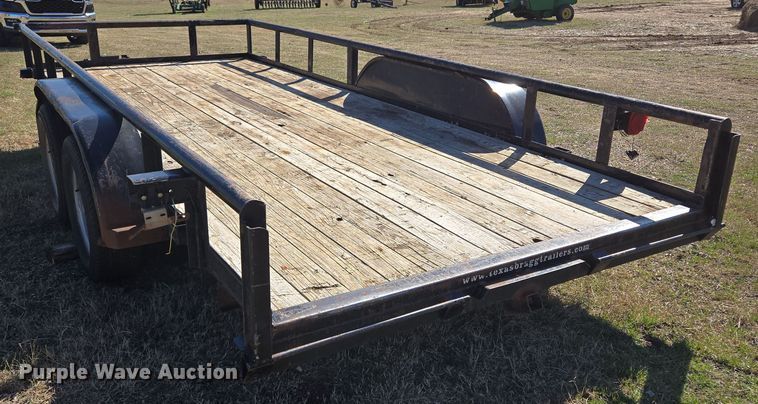 image for item EL5684 2018 Texas Bragg utility trailer