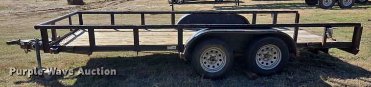 image for item EL5684 2018 Texas Bragg utility trailer