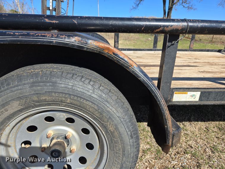 image for item EL5684 2018 Texas Bragg utility trailer