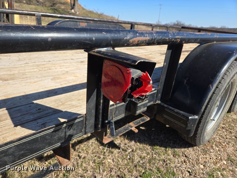 image for item EL5684 2018 Texas Bragg utility trailer