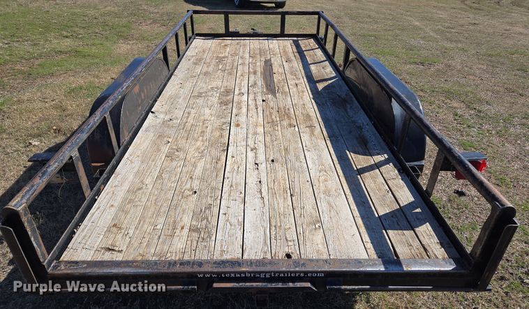 image for item EL5684 2018 Texas Bragg utility trailer