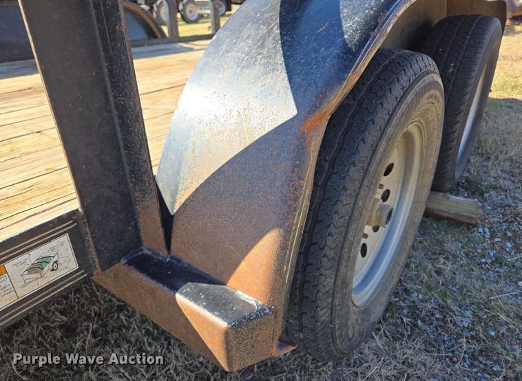 image for item EL5684 2018 Texas Bragg utility trailer