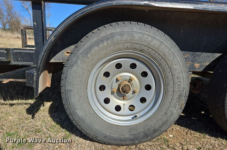 image for item EL5684 2018 Texas Bragg utility trailer