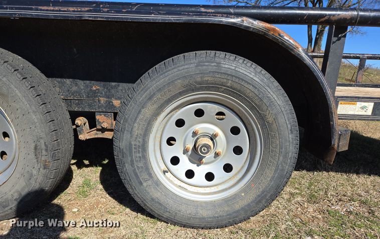 image for item EL5684 2018 Texas Bragg utility trailer