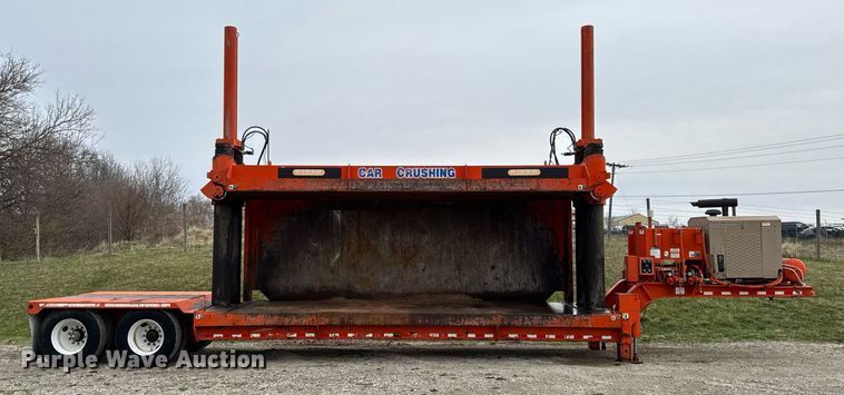 image for item EM3761 2005 Al-Jon Inc car crusher trailer