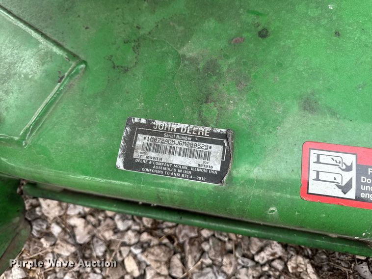 image for item EM3762 2013 John Deere 3520 MFWD tractor