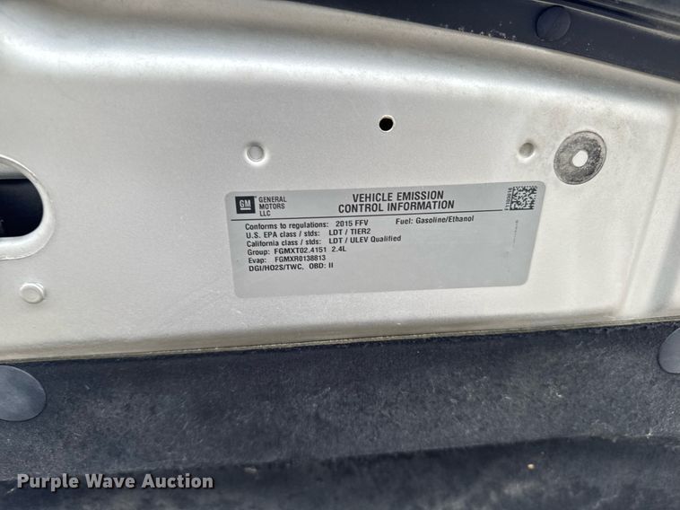 image for item EM3763 2015 Chevrolet Equinox LT SUV