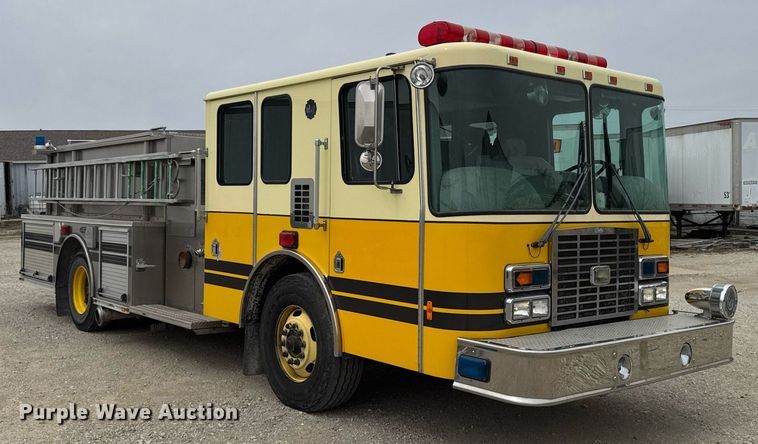 image for item EM3768 2001 HME INC 4465 400 pumper fire truck