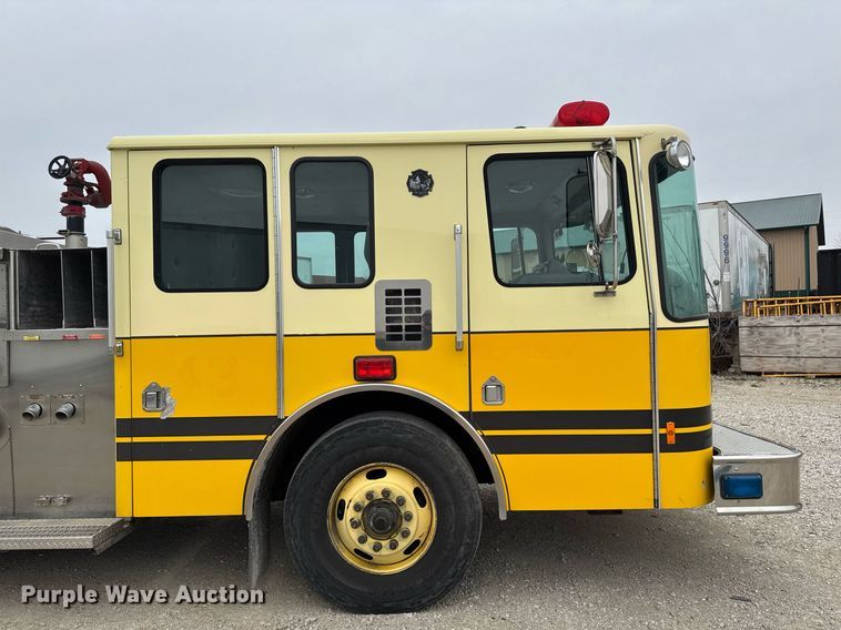 image for item EM3768 2001 HME INC 4465 400 pumper fire truck