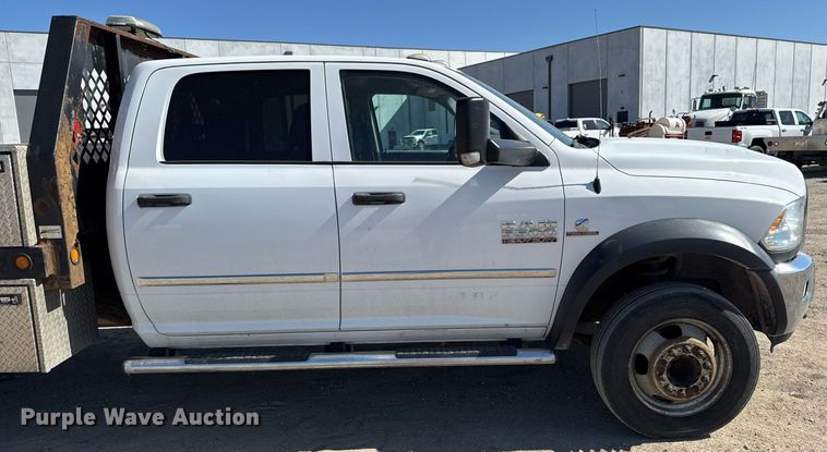 image for item EM3787 2017 Dodge Ram 5500 Crew Cab flatbed truck