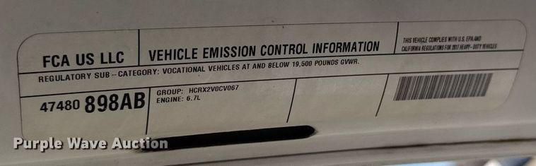 image for item EM3787 2017 Dodge Ram 5500 Crew Cab flatbed truck