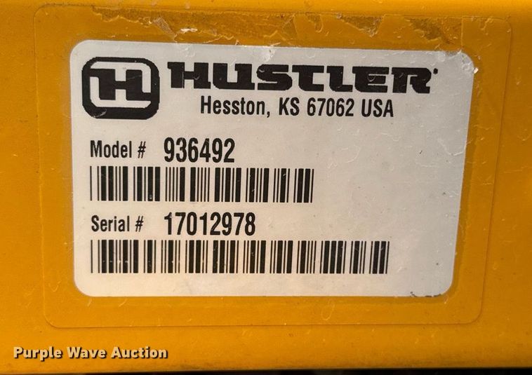 image for item EM3808 Hustler 936492 Raptor Limited ZTR lawn mower