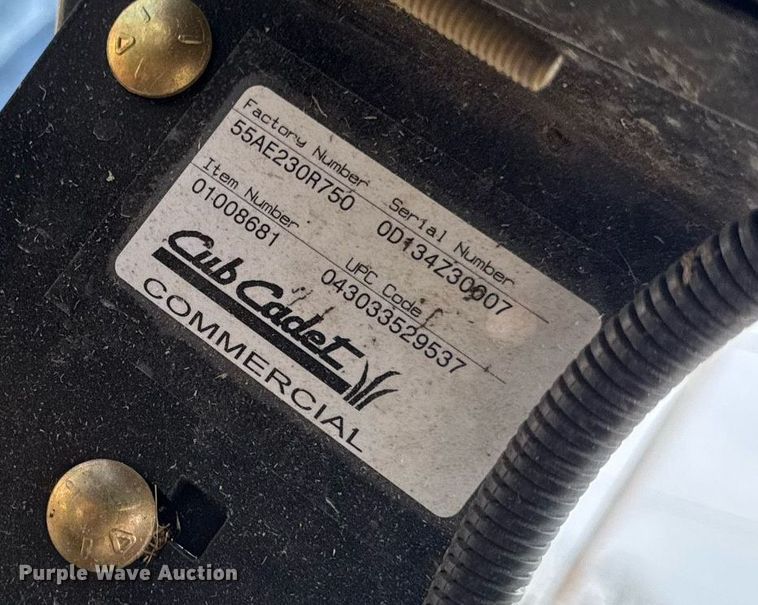 image for item EM3810 Cub Cadet G1336 ZTR lawn mower