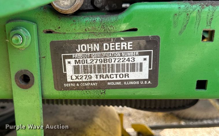 image for item EM3811 John Deere LX279 lawn mower