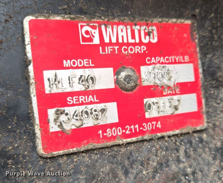 image for item EM7016 Waltco HLF40 end gate lift