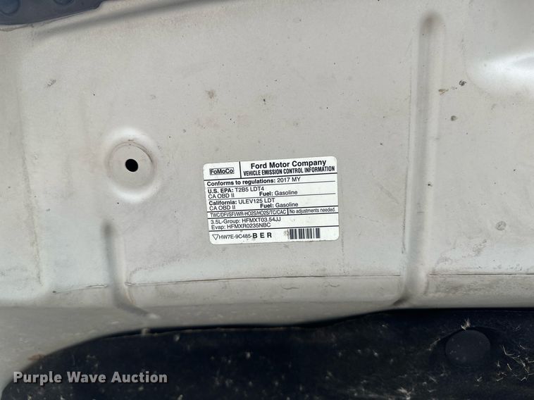 image for item EN3010 2017 Ford  F150 SuperCrew pickup truck