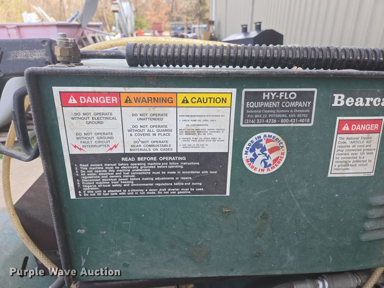 image for item EN3592 HY-FLO Bearcat pressure washer