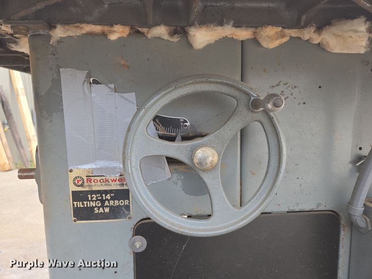 image for item EN3595 Rockwell 34-350 tilting arbor saw