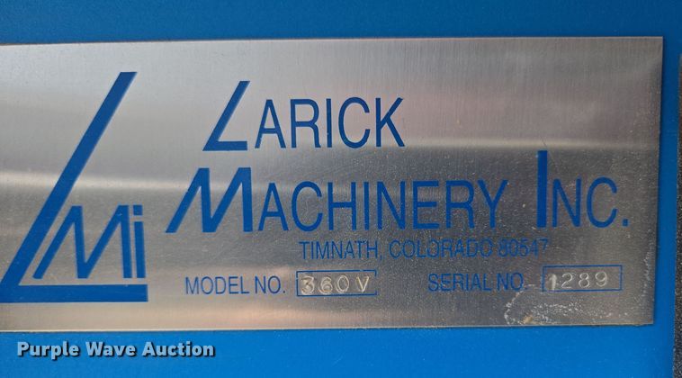 image for item EN3598 Larick Machinery 360V sander