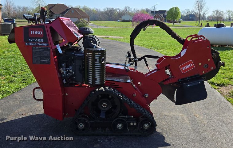 image for item EN3601 Toro STX 26 Intelli-Sweep stump grinder
