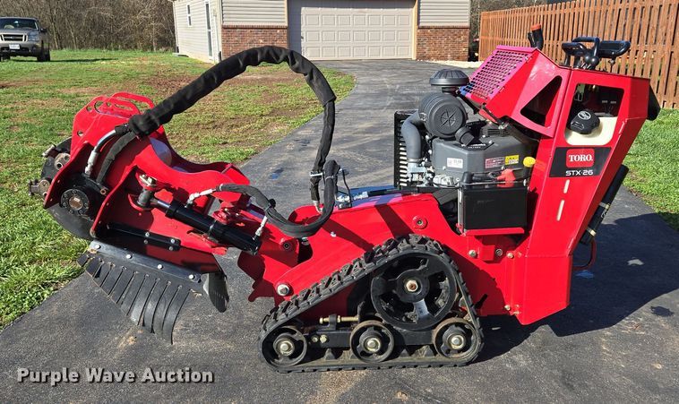 image for item EN3601 Toro STX 26 Intelli-Sweep stump grinder