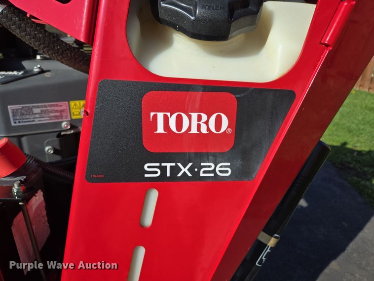 image for item EN3601 Toro STX 26 Intelli-Sweep stump grinder