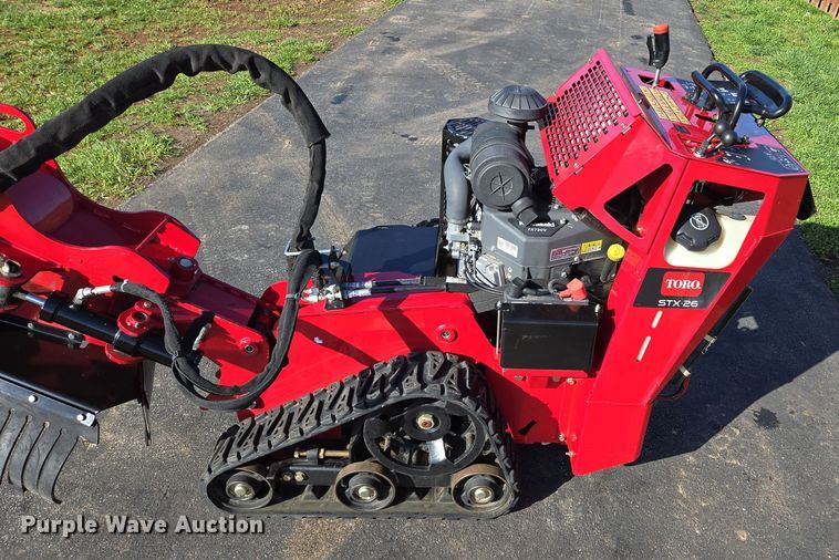 image for item EN3601 Toro STX 26 Intelli-Sweep stump grinder