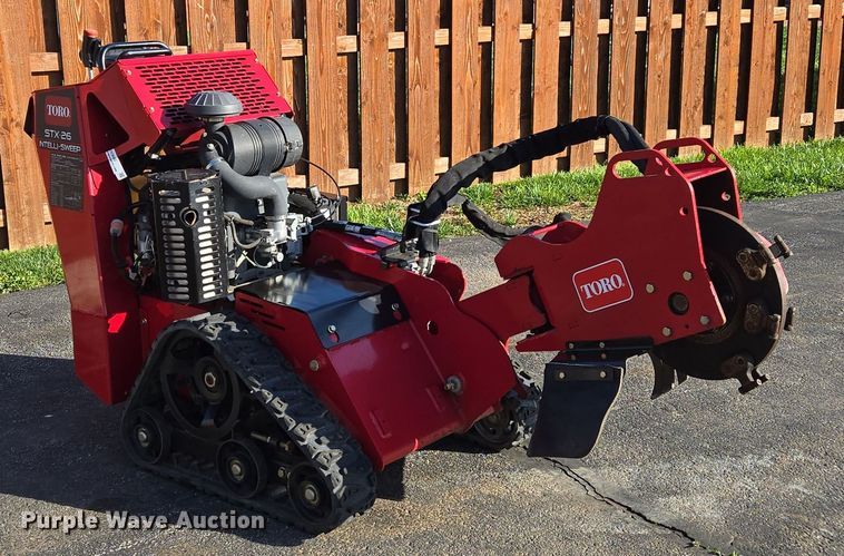 image for item EN3602 2020 Toro STX 26 Intelli-Sweep stump grinder