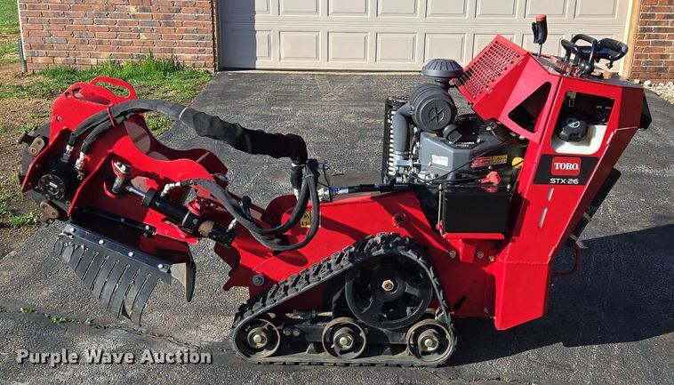 image for item EN3602 2020 Toro STX 26 Intelli-Sweep stump grinder