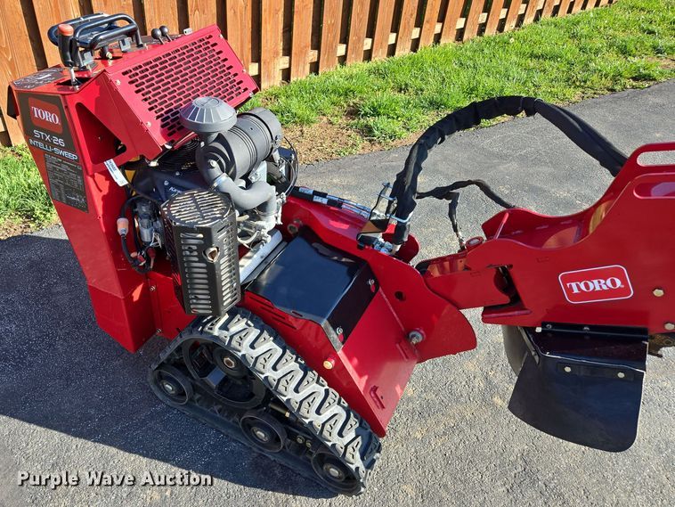 image for item EN3602 2020 Toro STX 26 Intelli-Sweep stump grinder