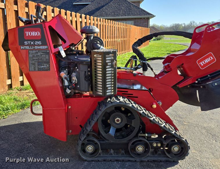 image for item EN3602 2020 Toro STX 26 Intelli-Sweep stump grinder