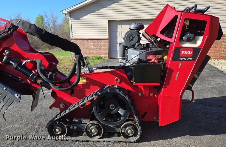 image for item EN3602 2020 Toro STX 26 Intelli-Sweep stump grinder
