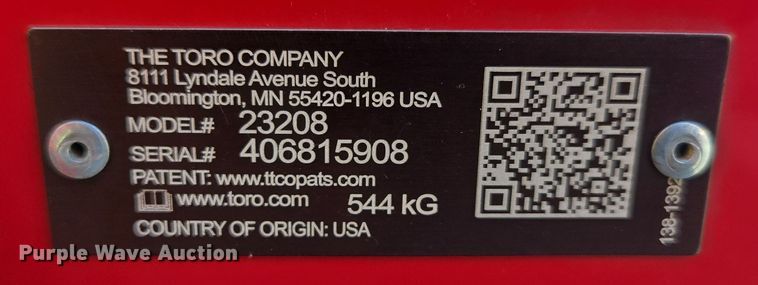 image for item EN3602 2020 Toro STX 26 Intelli-Sweep stump grinder