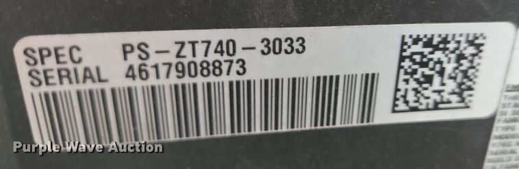 image for item EN3608 Spartan SRT-HD ZTR lawn mower