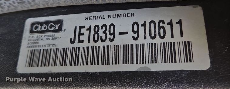 image for item EN8779 2018 Club Car Precedent i2 Electric ERIC golf cart