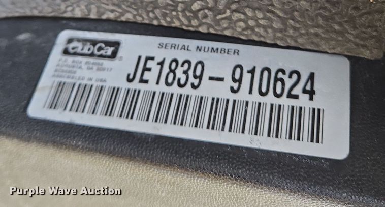 image for item EN8780 2018 Club Car Precedent i2 Electric ERIC golf cart