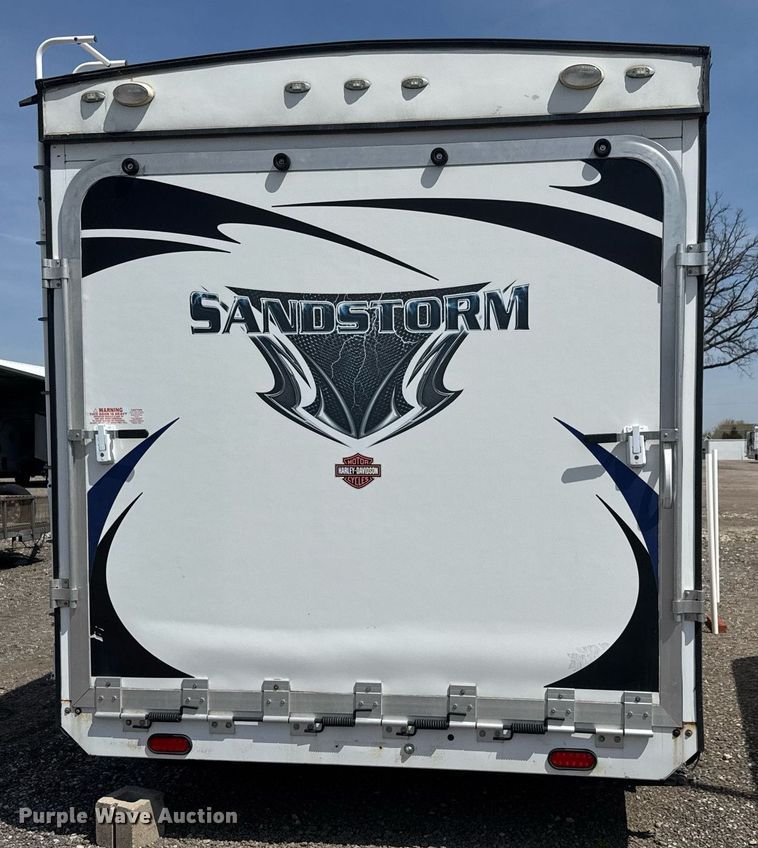 image for item EQ1301 2013 Forest River Sandstorm toy hauler camper