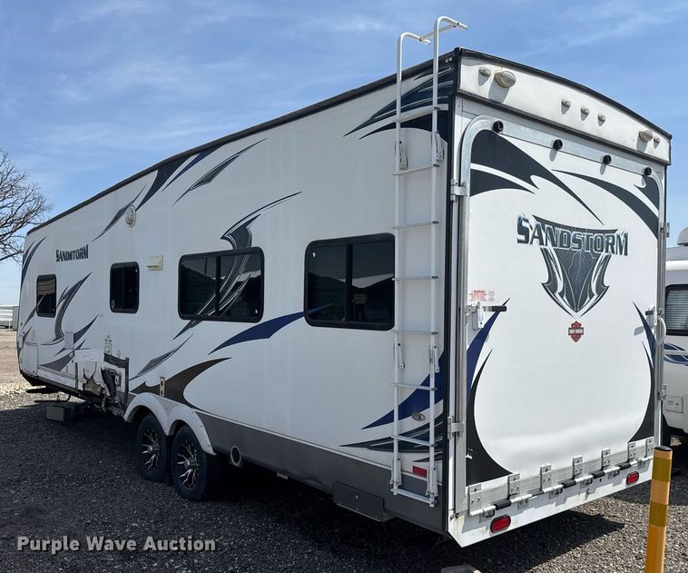 image for item EQ1301 2013 Forest River Sandstorm toy hauler camper