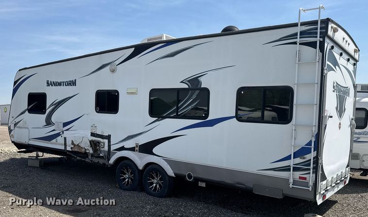image for item EQ1301 2013 Forest River Sandstorm toy hauler camper