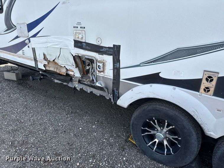 image for item EQ1301 2013 Forest River Sandstorm toy hauler camper